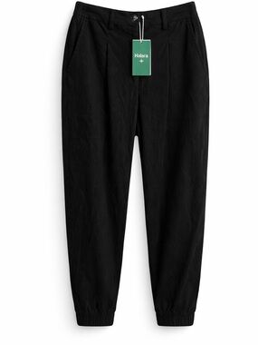 Halara Black Ribbed Pants • NWT • Medium Petite • Jogger • Side Pockets